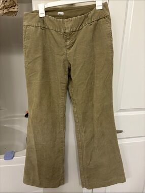 GAP Olive Green Wide Leg Corduroy Jeans